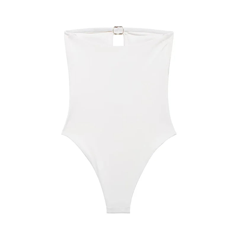 Gold Button Bodysuit