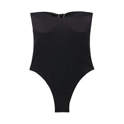 Gold Button Bodysuit