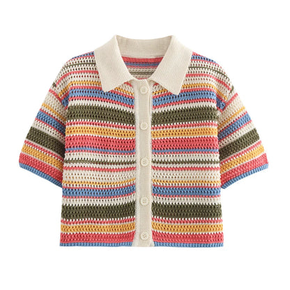 Sunset Stripes Crochet Set